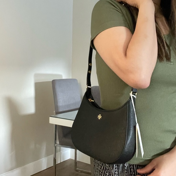 New , Authentic Tory Burch emerson zip shoulder bag - Picture 10 of 11